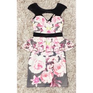 Arden B peplum dress